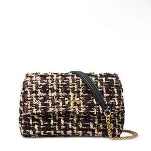 Tory Burch limited edition tweed flap bag